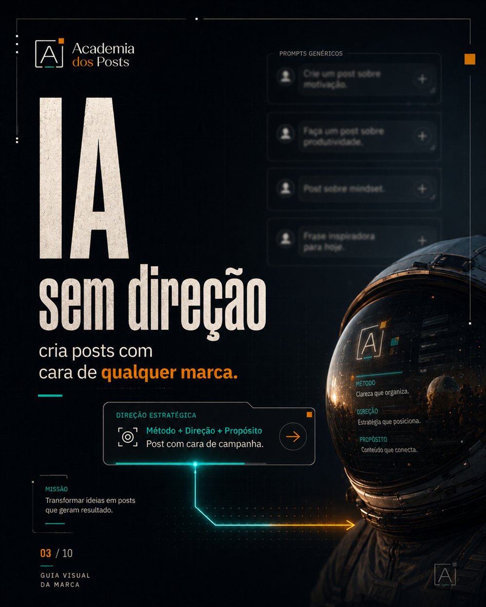 Post: IA sem direção cria posts com cara de qualquer marca
